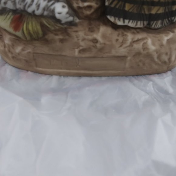 Vintage Austin Nichols Wild Turkey Porcelain Decanter 1984 Turkey with Poults - Picture 16 of 16